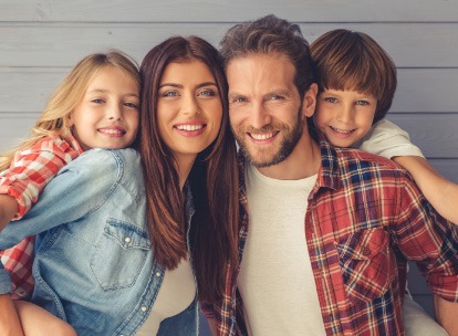 smiling family